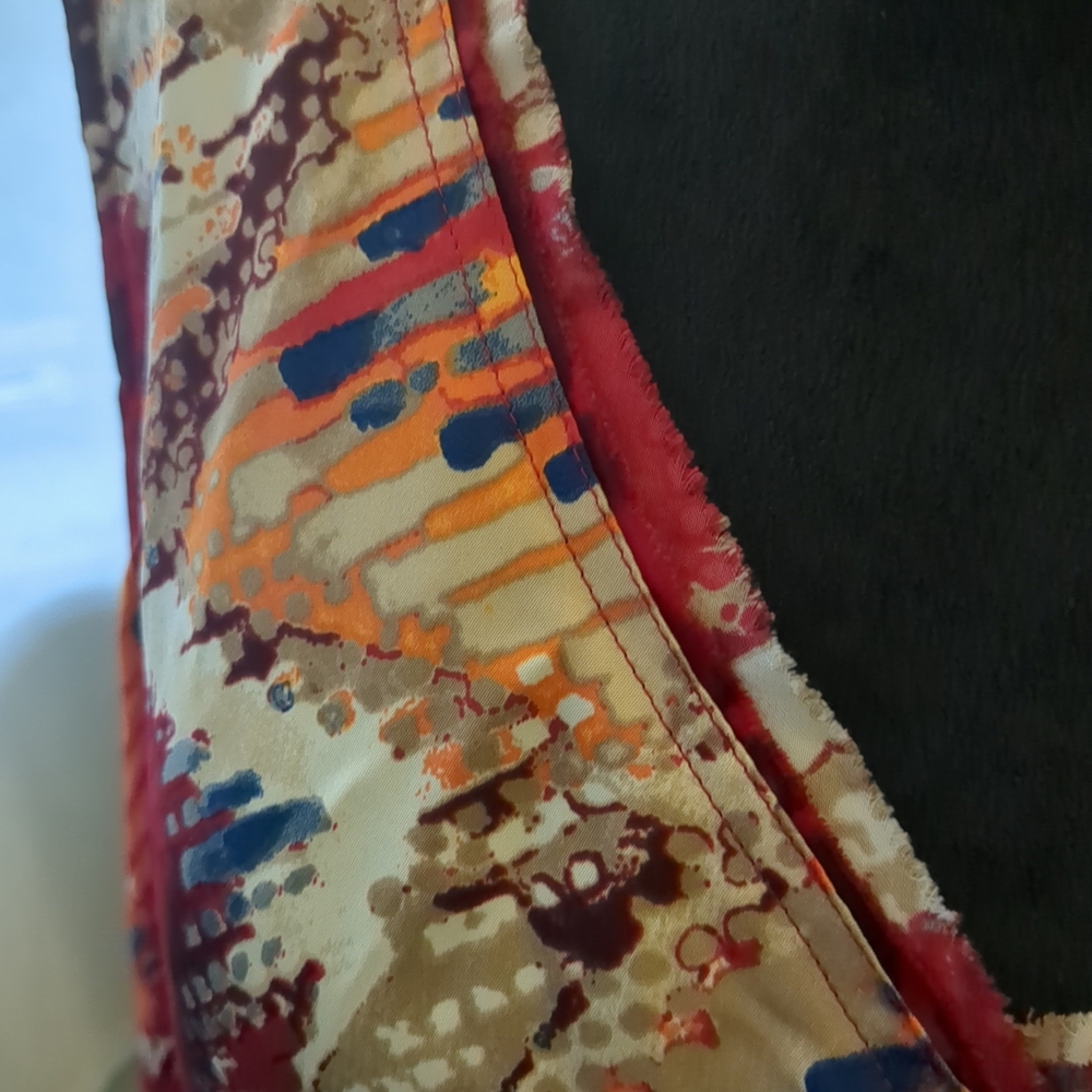 **3/$10** Lane Bryant Multicolor Zigzag Blouse - Picture 3 of 6
